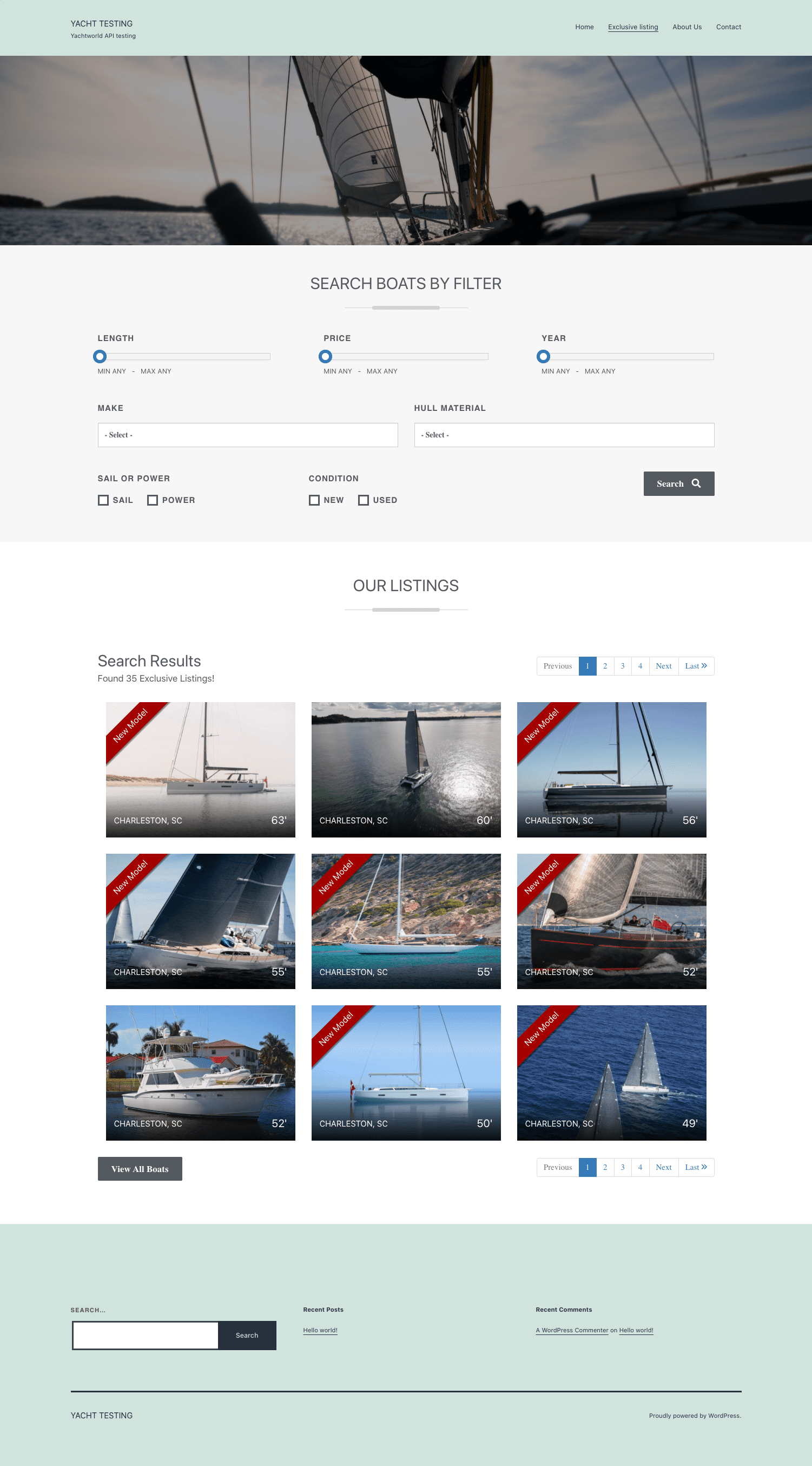 Yachtworld Importer Plugin Screenshot