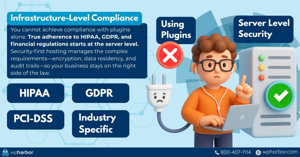 IT staff explaining why it's important to have server level security