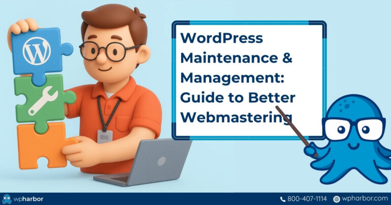 IT Staff demonstrates WordPress Management and Maintenance